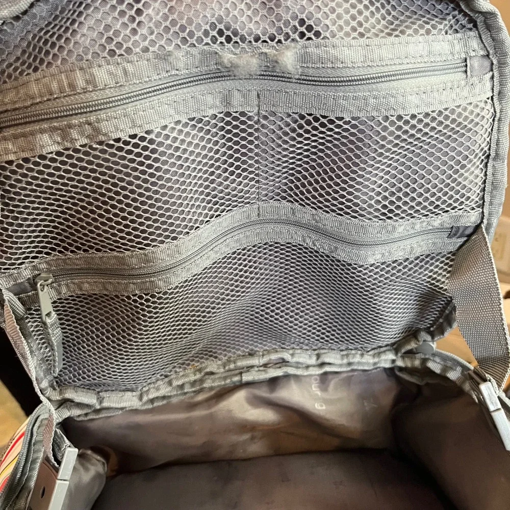 Thirty-One Backpack Chevron‎ Print School Travel Laptop Daypack